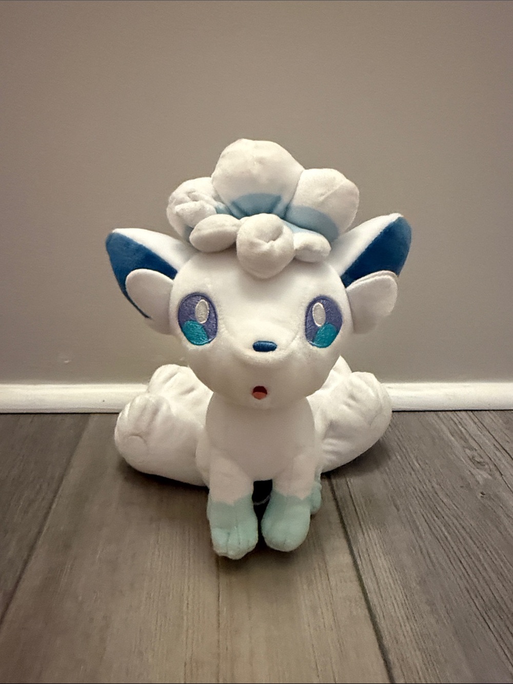 Pokemon Alolan Vulpix White & Blue Plush